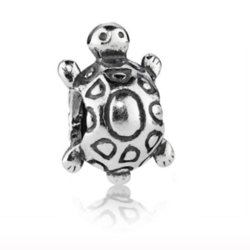 Pandora Retired Turtle Charm Sterling Sliver Authentic ALE